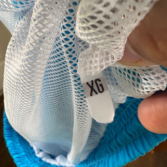 Vintage Carlos N' Charlie's Senor Frogs Cancun Color Block Swim Trunks Shorts XL - Picture 5 of 6